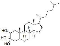 CHOLESTANETRIOL 结构式