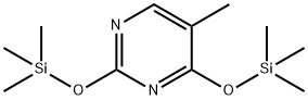 O,O-二(三甲基甲硅烷基)胸苷 结构式