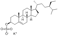 POTASSIUM BETA-SITOSTEROL SULFATE (KSS) 结构式