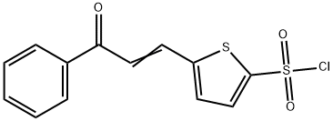 5-(3-氧基-3-苯丙苯基)噻吩-2-磺酰氯 结构式