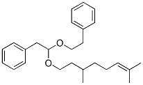 [2-[1-[(3,7-二甲基-6-辛烯基)氧基]-2-苯乙氧基]乙基]苯 结构式