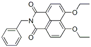 6,7-diethoxy-2-(phenylmethyl)-1H-benz[de]isoquinoline-1,3(2H)-dione 结构式