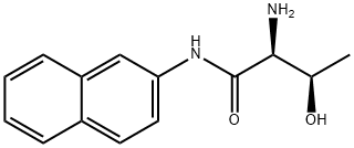 L-苏氨酸-Β-萘酰胺 结构式