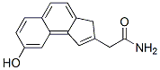 2-(carbamylmethyl)-8-hydroxy-3H-cyclopenta(a)naphthalene 结构式