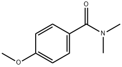 4-甲氧基-N,N-二甲基苯甲酰胺 结构式