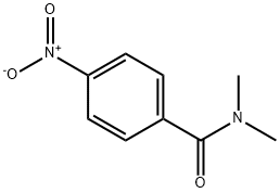 4-硝基苯甲酸二甲基酰胺 结构式