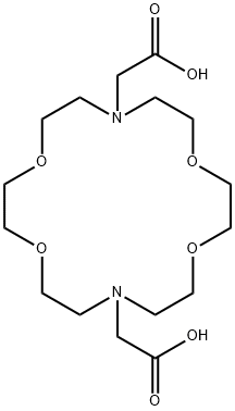 N，N-二羧甲基二氮杂-18-冠-6 结构式