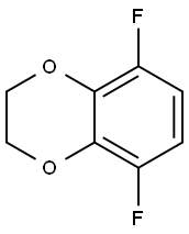 5,8-DIFLUORO-1,4-BENZODIXAN) 结构式