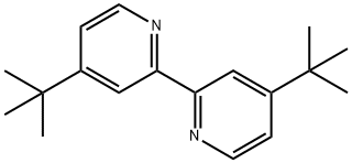 4,4'-二叔丁基-2,2'-二吡啶 结构式