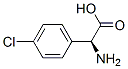 DL-2-(4-氯苯基)甘氨酸 结构式