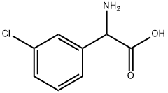 间氯苯甘氨酸 结构式