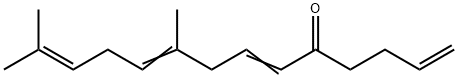 9,13-Dimethyl-1,6,9,12-tetradecatetren-5-one 结构式