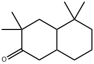 octahydro-3,3,5,5-tetramethylnaphthalene-2(1H)-one 结构式