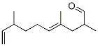 2,4,8-trimethyl-4,9-decadienal 结构式