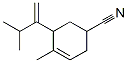 4-methyl-5-(3-methylbuten-2-yl)cyclohex-3-ene-1-carbonitrile  结构式