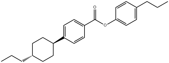 丙基环己基苯甲酸对丙基苯酚酯 结构式