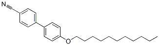 4'-(undecyloxy)[1,1'-biphenyl]-4-carbonitrile 结构式