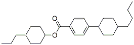 4-(4-Butylcyclohexyl)benzoic acid 4-propylcyclohexyl ester 结构式
