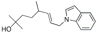 8-(1H-Indol-1-yl)-2,5-dimethyl-6-octen-2-ol 结构式