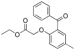 2-Benzoyl-4-methylphenyloxyacetic acid ethyl ester 结构式