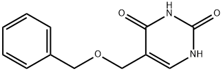 5-(BENZYLOXYMETHYL)URACIL 结构式