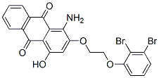 1-amino-2-[2-(dibromophenoxy)ethoxy]-4-hydroxyanthraquinone 结构式