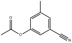 Benzonitrile, 3-(acetyloxy)-5-methyl- (9CI) 结构式