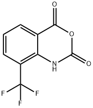 8-(三氟甲基)-1H-苯并[D][1,3]噁嗪-2,4-二酮 结构式