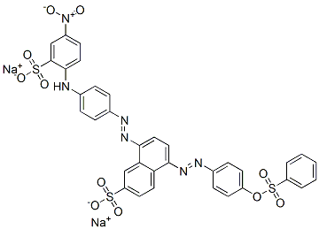 disodium 8-[[4-[(4-nitro-2-sulphonatophenyl)amino]phenyl]azo]-5-[[4-[(phenylsulphonyl)oxy]phenyl]azo]naphthalene-2-sulphonate