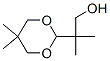 2-(5,5-二甲基-1,3-二氧杂环己烷-2-基)-2-甲基丙-1-醇 结构式