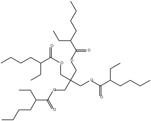 季戊四醇四(2-乙基己酸)酯 结构式