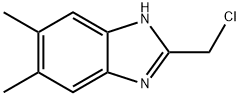 1H-Benzimidazole,2-(chloromethyl)-5,6-dimethyl-(9CI) 结构式