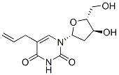 5-(2-propenyl)-2'-deoxyuridine 结构式