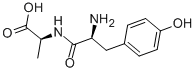 L-酪氨酰-L-丙氨酸 结构式