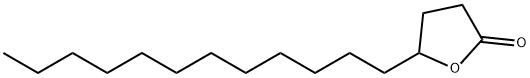 5-十二烷基二氢-2(3H)-呋喃酮 结构式