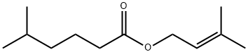 5-Methylhexanoic acid 3-methyl-2-butenyl ester 结构式