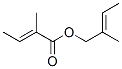 2-Methyl-2-butenoic acid 2-methyl-2-butenyl ester 结构式