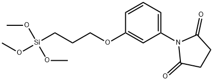 1-[3-[3-(Trimethoxysilyl)propoxy]phenyl]-2,5-pyrrolidinedione 结构式