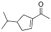Ethanone, 1-[4-(1-methylethyl)-1-cyclopenten-1-yl]- (9CI) 结构式