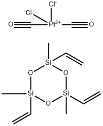 二羰基二氯铂与2,4,6-三乙基-2,4,6-三甲基环三硅氧烷的反应产物 结构式