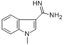 1-METHYLINDOLE-3-CARBOXAMIDINE 结构式