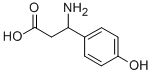 (R)-3-氨基-3-(4-羟基苯基)-丙酸 结构式