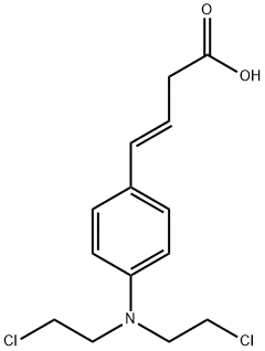 3,4脱氢苯丁酸氮芥 结构式