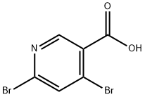 4,6-二溴烟酸 结构式
