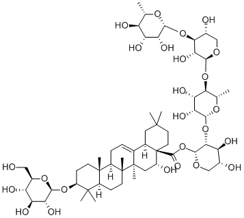 菊黄素A 结构式