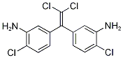 5-[1-(3-氨基-4-氯-苯基)-2,2-二氯-乙烯基]-2-氯-苯胺 结构式