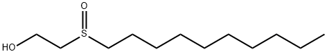 2-(癸基亚磺酰)乙醇 结构式