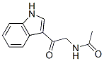 N-[2-(1H-Indol-3-yl)-2-oxoethyl]acetamide 结构式