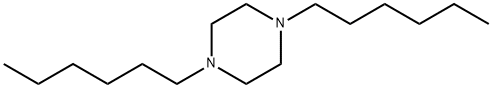 1,4-dihexylpiperazine 结构式