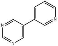 5-(吡啶-3-基)嘧啶 结构式